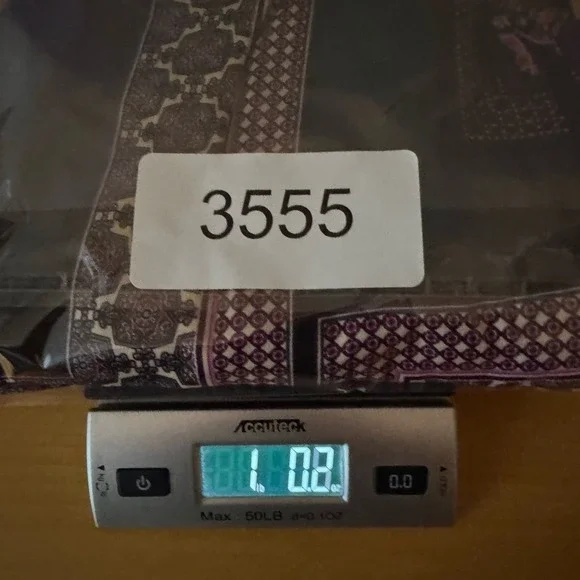 Chicos Womens Patchwork Kimono Cardigan Duster Size Large Purple Bohemian Floral - Picture 7 of 7